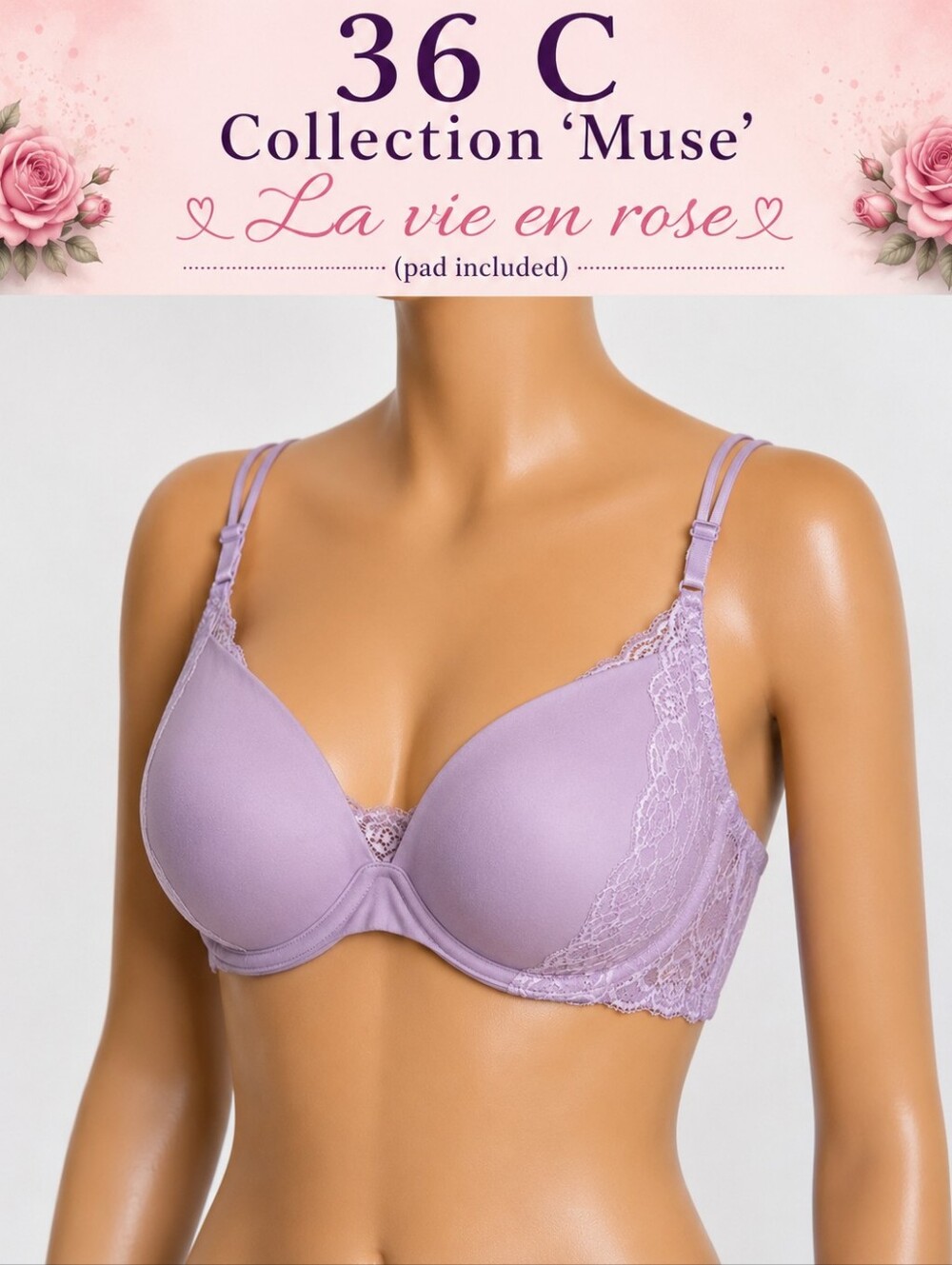Mastectomy Bra 36C New